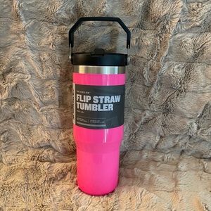 Stanley Flip Straw Neon Electric Pink 30oz